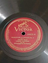 RED SEAL RECORD VICTOR  SHELLAC 12&quot; 78 RPM HUNGARIAN RHAPSODY -NO.2  PAR... - £18.91 GBP