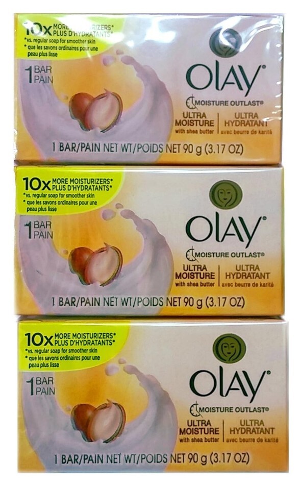 Olay Ultra Moisture Shea Butter Beauty Bar 3.17 oz (3 Bars) - $14.85