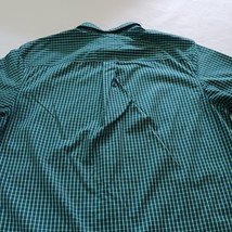 Duluth Trading Co Shirt Men's Green Plaid Cotton Shirt Wrinkle Fighter Sz L Tall image 9