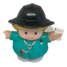 Fisher Price Mattel Little People Paramedic EMT Nurse Fireman Hat 2001 - $6.98