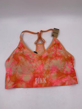 Pink Victoria&#39;s Secret Active Seamless Sports Bra size Large Orange Pink... - £12.94 GBP