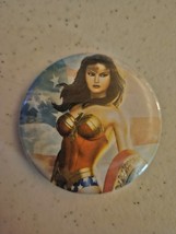 Wonder Woman Round Fridge Magnet - $1.50