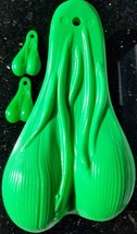 Green Combo of one 8&quot; Truck Nuts and two 2&quot; Key size Truck Nutz - $19.95