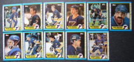 1989-90 Topps St. Louis Blues Team Set of 11 Hockey Cards - £4.74 GBP