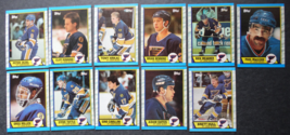 1989-90 Topps St. Louis Blues Team Set of 11 Hockey Cards - £4.51 GBP