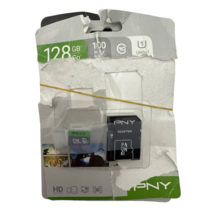 PNY Elite 128GB micro SDXC Class 10 UHS U1 Flash Memory Card with SD Ada... - $9.41