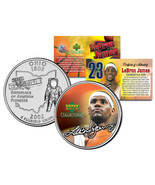 LEBRON JAMES Colorized Ohio Statehood Quarter U.S. Coin * PRE-ROOKIE * L... - £6.73 GBP