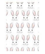Create It 18&quot;x21&quot; Cotton Bunny Faces Precut Sewing &amp; Craft Fabric, White... - $4.49