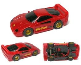 1991 Tyco Ferrari F-40 Ho Slot Car Red Body &amp; Very Detailed With Push Chassis A+ - £13.29 GBP