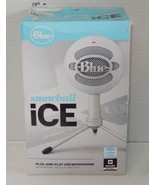 New Logitech Blue Snowball Ice Plug and Play USB Microphone Streaming A0... - €42,65 EUR