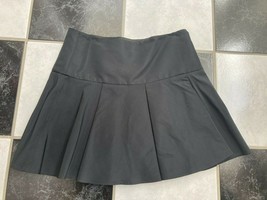 NWT 100% AUTH Red Valentino Pleated Black Skirt Sz 44/06 - £154.19 GBP
