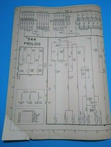 Frolics Bingo Pinball Schematic Original Game Machine Wiring Diagram 1952 - £33.25 GBP