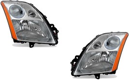 Headlights For Nissan Sentra 2007 2008 2009 Halogen Chrome Left Right Pair - $280.46