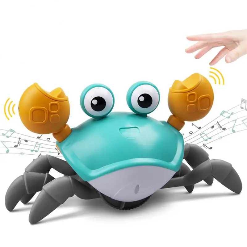 Kids Induction Escape Crab Octopus Crawling Toy Baby Electronic Pets Musical - £18.15 GBP+