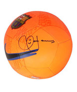 Dani Alves Signed FC Barcelona Logo Soccer Ball (Beckett) Beckett Witnessed - $246.51