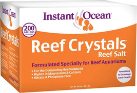 Instant Ocean Reef Crystals Reef Salt for Reef Aquariums 200 gallon Instant Ocea - £127.72 GBP