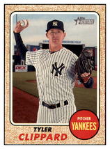 2017 Topps Heritage Tyler
  Clippard   New York Yankees Baseball
  Card TMH1A - $2.40