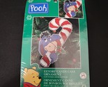 Eeyore Candy Cane Cross Stitch Ornament Kit Winnie The Pooh Leisure Arts... - $12.86