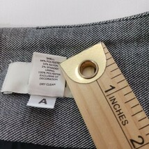 Ann Taylor LOFT Women's Back Zipper & Slit Pull On Gray Skirt Size 10 Waist 34" image 5