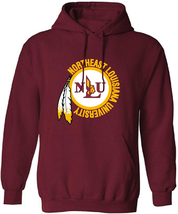 NLU Northeast Louisiana University Throwback Logo Hooded Sweatshirt Hoodie - £30.66 GBP