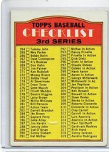 1972 Topps Baseball UNMARKED 3rd series Checklist #251 - $1.99