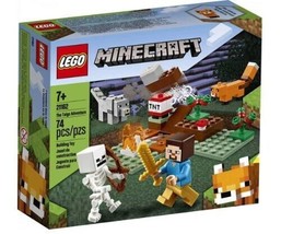 LEGO 21162 Minecraft The Taiga Adventure 74 Piece Building Play Set Damaged Box - £15.21 GBP