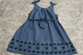 ❤David Jones Light Denim Dress Sz 2-3 Years Toddler Girl. Australian Des... - $13.76