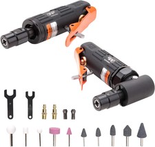 Workpad 12-Piece Air Die Grinder Set, Straight/Angled Air Die, Pneumatic Tools - $111.96