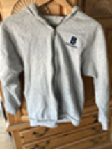 The Cotton Exchange Young Mens Sweatshirt With Hood Size Small Gray Hoodie - $29.99