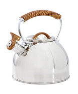 Mr. Coffee Fremont 2 Quart Mirror Polish Stainless Steel Whistling Tea K... - $64.21 CAD