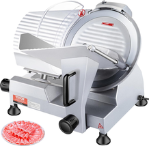 Commercial Meat Slicer, 10 Inch Electric Food Slicer, 240W Frozen Meat D... - $487.42