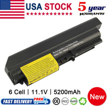 6 Cell Battery For Lenovo Thinkpad T61 R61 T400 R400 T61P 14.1&quot; Widescreen - £27.17 GBP