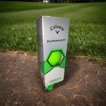 CALLAWAY Supersoft Matte Green Golf Balls 3 Pack Super Straight/Long - $298.67 MXN