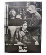 Vintage The Godfather Poster 33&quot; x 23.25&quot; Al Pacino Marlon Brando B&amp;W - £22.77 GBP