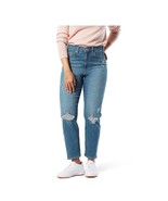 Signature by Levi&#39;s Women&#39;s Jeans Heritage High Rise Straight Blue Size 6 - $457.21 MXN