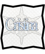 Cristina Name-Digital ClipArt-Art Clip-Gift Tag-Christmas-Notebook-T shirt - $37.17 MXN