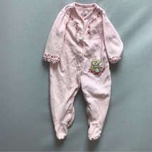 Teddy Bear Baby OnePiece Pajamas 9 Month Carters Infant Snuggle Cuddle One Piece - £3.57 GBP