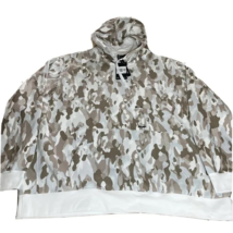 NWT men&#39;s size 4XL Nike NSW sportswear Fleece beige/tan Camo hoody CU433... - $85.49