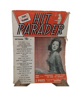 Vintage Hit Parader Music Magazine, September 1943 Charlton Kitty Carlis... - £22.08 GBP