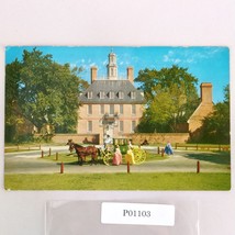 Governor&#39;s Palace Colonial Williamsburg Virginia 1950s Postcard Horse Ca... - $146.56 MXN