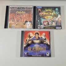 PC Video Game Lot Cabelas Big Game Hunter, Mystery of Mortlake, Age of Wonders - £12.15 GBP