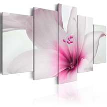 Tiptophomedecor Stretched Canvas Floral Art - Amarylis: Pink Charm - Str... - £70.61 GBP+