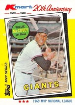 1982 Topps Kmart #16 Willie McCovey San Francisco Giants ⚾ - £0.70 GBP