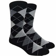 Men&#39;s FineFit Arygle Dress Trouser Socks Assorted Colors - You Choose! (Heather  - £5.77 GBP+