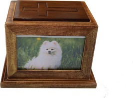 Primitive Handicraft Urn For Human &amp; Pet Memorial Keepsake Cremation Urn for Ash - £39.14 GBP