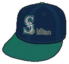 MLB ~ SEATTLE Mariners CAP Cross Stitch Pattern - $3.95