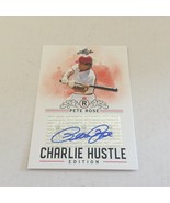 Leaf MLB Charlie Hustle Edition Pete Rose Autographed Baseball Card - $126.24 CAD