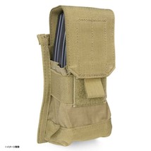 BLACKHAWK Tactical 2 Rifle Mag Pouch Tan Fabric Closure MOLLE Attachment - $15.74