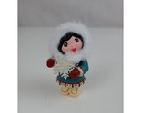 2000 Hallmark Keepsake Ornament Bringing Her Gift Child Holding A Snowfl... - $8.72
