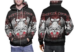 Primal Fear When Death Comes Knocking  Mens Graphic Zip Up Hooded Hoodie - £27.79 GBP+